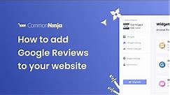 How to add Google Reviews to your website