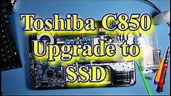 Upgrade Your Toshiba C850 In Seconds and Make it Like New Again!