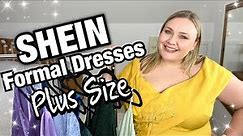 SHEIN FORMAL DRESSES | Plus Size Try On Fashion Haul