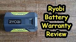 Ryobi Battery Warranty Review