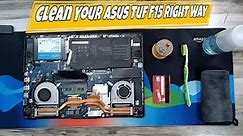 How To Clean Laptops - Asus Tuf F15 🔥