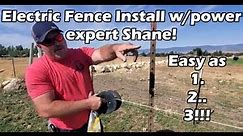 Easy Electric Fence Install | Step-by-Step