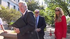 Trump attorneys arrive at Justice Department