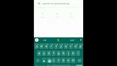 Gboard: Android: How to swipe to text