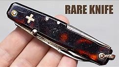 Restoring Rare Old Swiss Army Knife. Pocket Knife Restoration