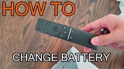 How to Change Battery in Samsung TV Remote