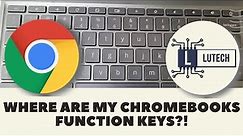 Using Function Keys on a Chromebook