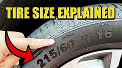 How To Read A Tire Side Reading -Tire Codes & Sizes