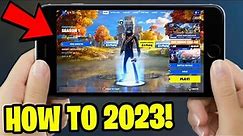 How to DOWNLOAD & PLAY Fortnite Mobile in 2023 IOS & Android! (EASY METHOD)