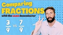 Comparing Fractions With The Same Denominator | The Maths Guy