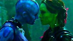 Guardians of the Galaxy 2 [GOTG 2] (2017) Nebula and Gamora Kiss/Kissing Scene Explained