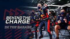 Behind The Charge In The Red Bull Racing Garage