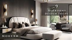 Exquisite Bedrooms: Discover 9 Modern Luxury Master Bedrooms That Redefine Elegance and Relaxation