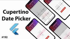 Flutter Tutorial - Cupertino Date Picker & Time Picker [2021] iOS Styled Date Picker