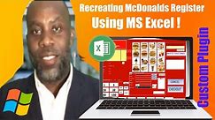 Use Excel To Create Cash Register POS For Any Business! (Created McDonalds POS in 3 mins)!