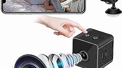 Mini Spy Hidden Camera, WiFi Wireless Hidden Camera with Live Feed, 1080P HD Nanny Cam with Phone App, Hidden Camera Night Vision Surveillance Camera for Home Indoor Outdoor