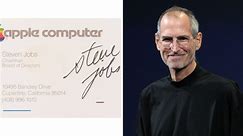 Apple, Steve Jobs memorabilia on the auction block