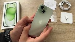Apple iPhone 15 (Green) New camera, new design, Newphoria Smartphone unboxing
