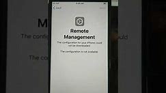 How to bypass Remote Management iPhone|All iPhone support |mdm bypass| remove mdm from iphone