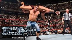 FULL MATCH - Randy Orton vs. John Cena - WWE Championship Match: WWE No Way Out 2008