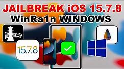 ✅🔥 New Jailbreak iOS 15.7.8 on Windows using WinRa1n Jailbreak| PaleRa1n/Checkra1n Jailbreak Windows