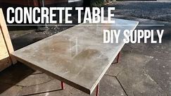 DIY Concrete Table