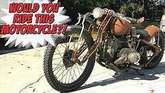 INSANE RAT ROD MOTORCYCLE BUILD | Mad Max BMW R75, would YOU ride it?