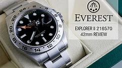 Rolex Explorer II 216570 42mm Review by Everest Bands