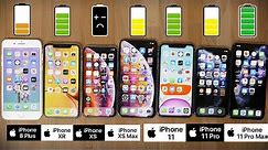 Ultimate iPhone Battery Comparison: iPhone 11 Pro Max vs 11 Pro, 11, XS Max, XS, XR and 8 Plus