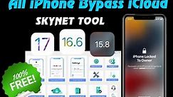 Free All iPhone How to bypass iOS 15.8 iOS 16.7.2 Bypass iCloud Activation lock With Skynet Tool