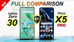 Infinix Zero 30 5G vs Poco X5 Pro 5G | FULL SPECS COMPARISON
