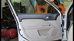 How to replace a door handle on a 2006 to 2012 ford fusion