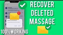 Recover permanently deleted Text SMS on Android (100% working proofs)