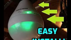🔥 Transform Your Light Bulb into a Spy Eye! Easy DIY Security Camera Installation Guide 🕵️‍♂️🔧