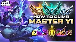 How To Climb With Master Yi - Master Yi Unranked To Diamond Ep. 1 | League of Legends