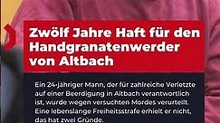 EZ Wochenrückblick: Zwölf Jahre Haft für den Handgranatenwerfer von Altbach