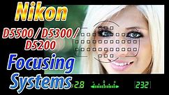 Nikon D5500 / D5300 / D5200 Focus Square Tutorial | How to Focus Training Video