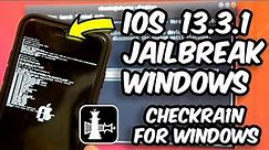 (FULL TUTORIAL) How to JAILBREAK iOS 13.3.1 Using Windows / Linux | Checkra1n Jailbreak | Ra1nUSB