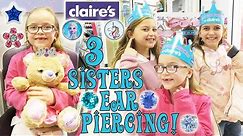 Ear Piercing at Claires! | Crazy8Family