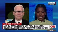 Amanda Gorman recites excerpt of new poem live on CNN