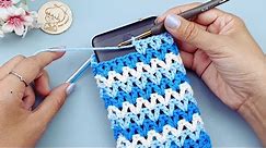 Wonderful! Crochet Phone Case with Easy Stitch | Crochet Gift Ideas | ViVi Berry DIY