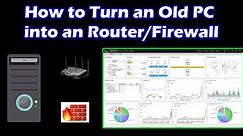 Turn an old PC into firewall router | untangle