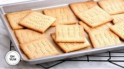 Professional Baker Teaches You How To Make CRACKERS!