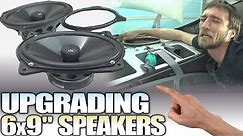 How To INSTALL 6x9 Speakers & Replace Stock REAR DECK Speaker Ring Adapters / Installing NVX Coaxial