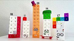 Numberblocks 11 to 20 Building Blocks MathLink Cubes - Fun Math for Preschoolers