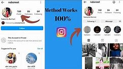 How to view private Instagram profile (Photos& Reels) Complete details