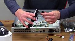 How to Install a Hard Drive in a Dedicated NVR - Hikvision 7600 Series