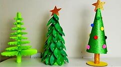 3 Easy DIY Christmas Tree Ideas || How To Make Mini Chritmas Tree With Paper