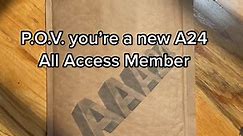 POV you're a new A24 All Access Member ✨ #a24 #aaa24 #newzine #membersonly