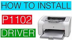 How To Install HP LaserJet Pro P1102 Driver In Windows